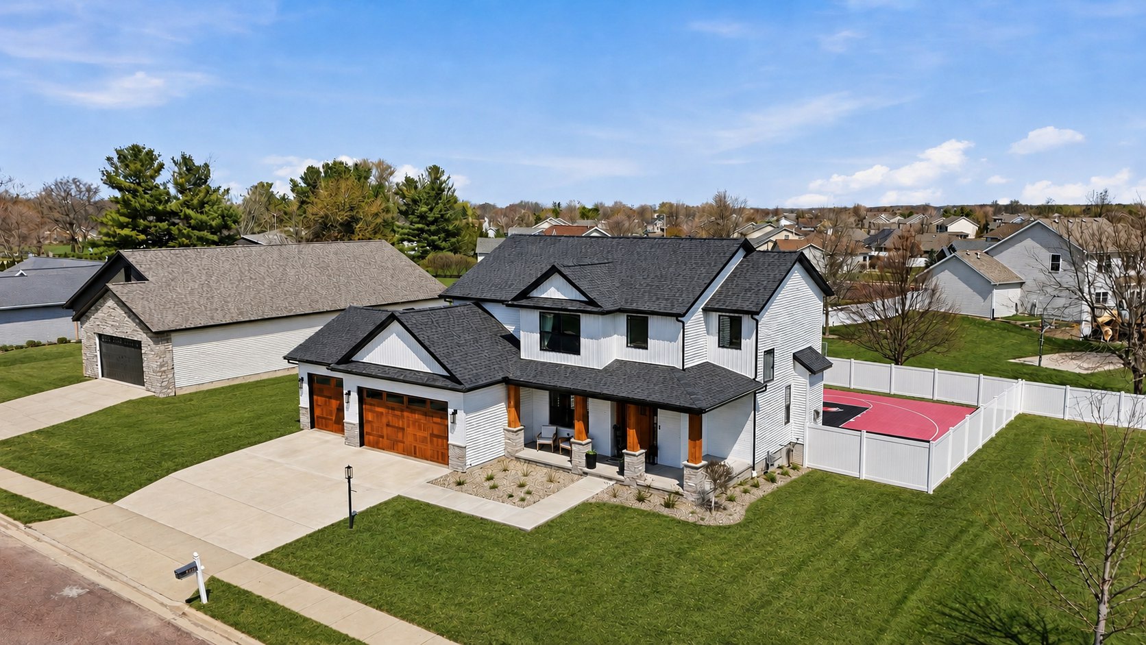 Modern farmhouse u2014 real estate photography by Aerial MG